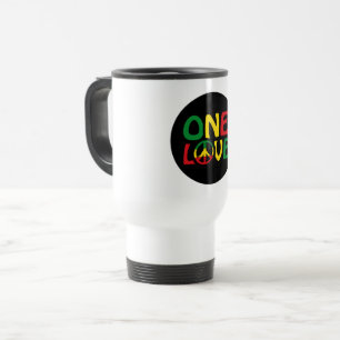 Caneca Térmica One Love, Reggae design