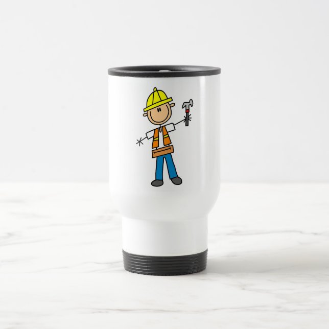 Caneca Térmica Operário da Construção com Martelo (Centro)