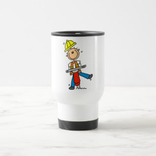 Caneca Térmica Operário da Construção com Martelo Perfurador