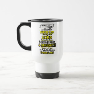 Caneca Térmica Oração do Guerreiro... Endometriose