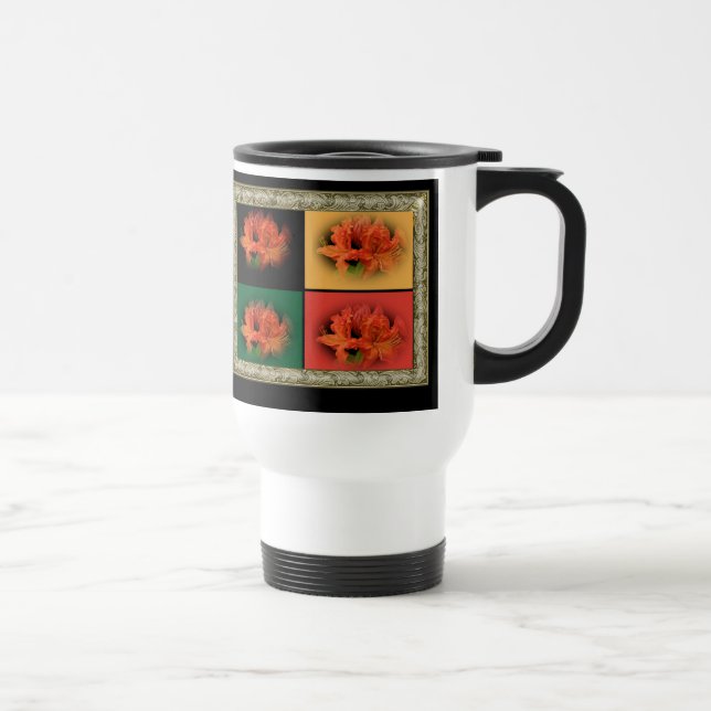 Caneca Térmica Orange Azaleas (Direita)