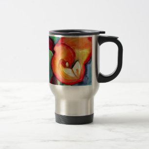 Caneca Térmica Orange Canna lily flor da água original