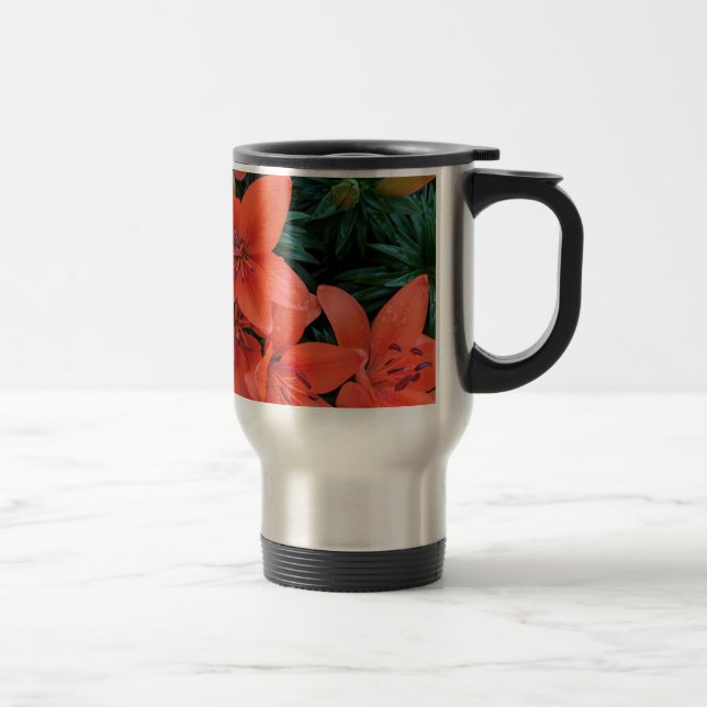 Caneca Térmica Orange Lily (Direita)