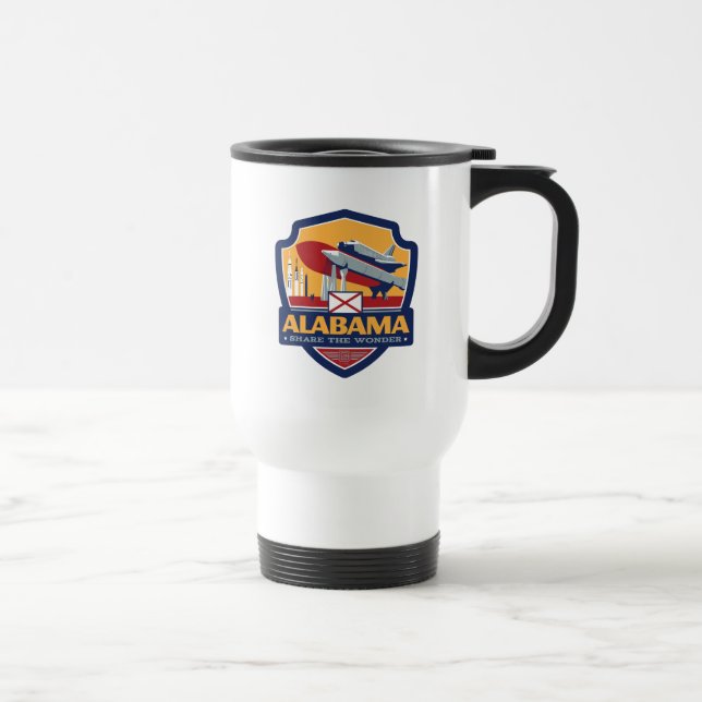 Caneca Térmica Orgulho Estatal | Alabama (Direita)