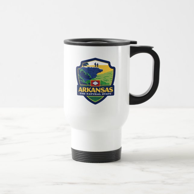 Caneca Térmica Orgulho Estatal | Arkansas (Direita)