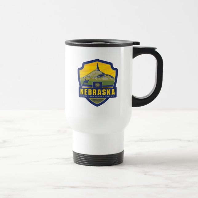 Caneca Térmica Orgulho Estatal | Nebraska (Direita)