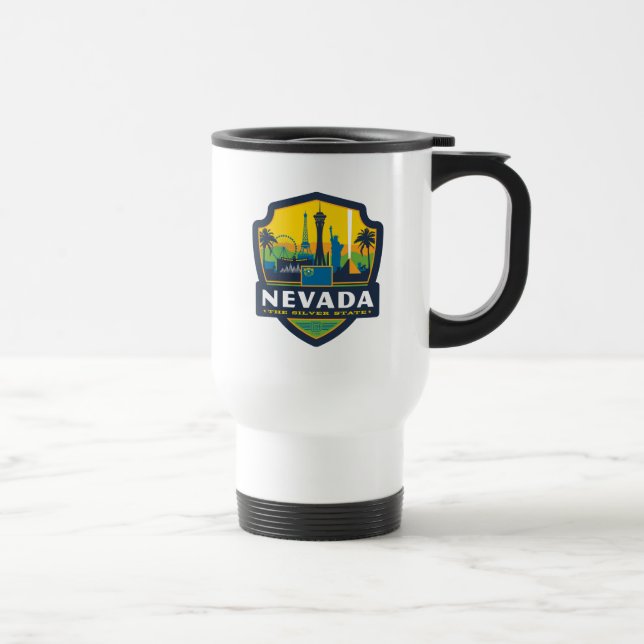 Caneca Térmica Orgulho Estatal | Nevada (Direita)