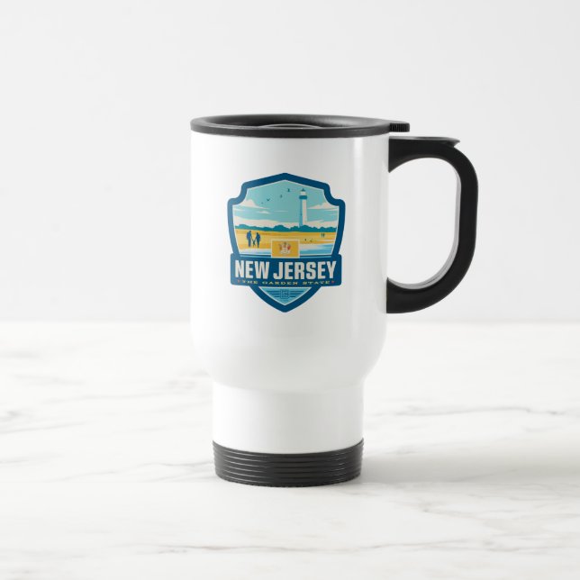 Caneca Térmica Orgulho Estatal | Nova Jersey (Direita)