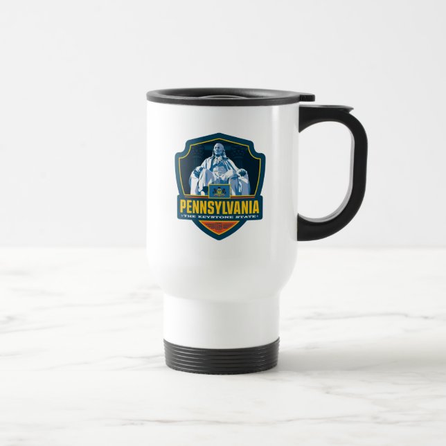 Caneca Térmica Orgulho Estatal | Pensilvânia (Direita)