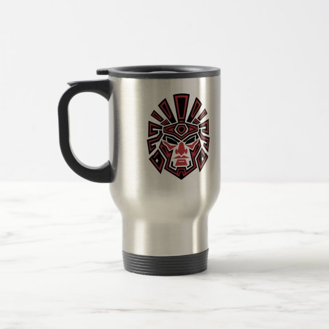 Caneca Térmica Orgulho Guerreiro Aztec 02 (Esquerda)