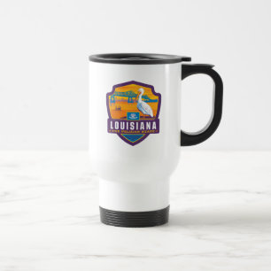 Caneca Térmica Orgulho   Louisiana do estado