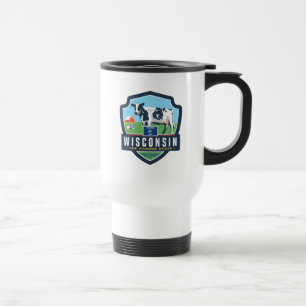 Caneca Térmica Orgulho   Wisconsin 2 do estado