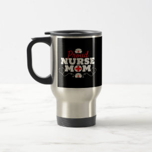 Caneca Térmica Orgulhosa Mãe Enfermeira