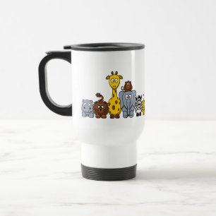 CANECA TÉRMICA OS ANIMAIS BONITOS DA SELVA ADICIONAM SEU TEXTO