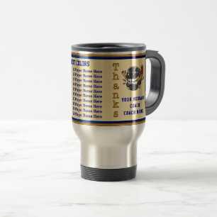 Caneca Térmica Os nomes de TODO O jogador, hóquei das ideias do
