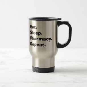 Caneca Térmica Os presentes engraçados do farmacêutico "comem,