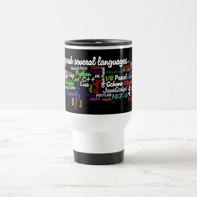 Caneca Térmica Os programadores têm habilidades de programação (Centro)