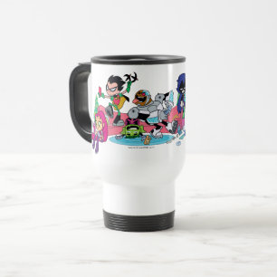 Caneca Térmica Os titã adolescentes vão! aproximações Tentacl