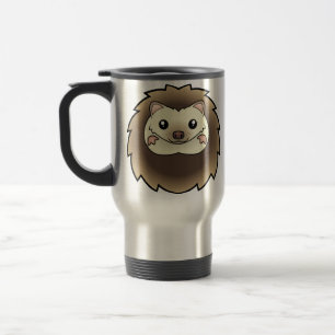 Caneca Térmica ouriço pigmeu de desenho animado