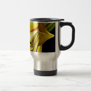 Caneca Térmica Ouro Amarelo Esplendor Lily Arte original