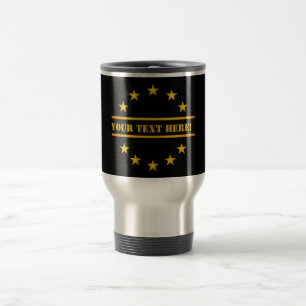 Caneca Térmica OURO PERSONALIZADO - escolha estilo e cor