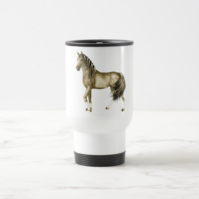 Caneca Térmica ouro Unicorn Mug (Centro)