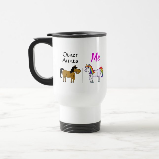 Caneca Térmica Outras Tias Me Unicorn (Esquerda)