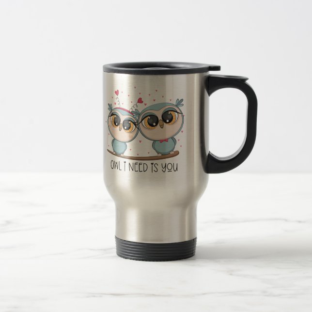 Caneca Térmica Owl que eu preciso é você (Direita)
