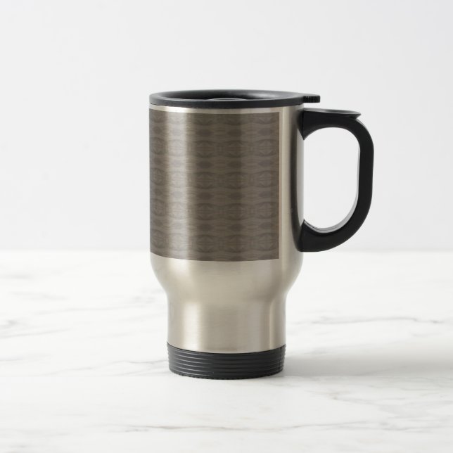 Caneca Térmica Padrão Azteca Cinza (Direita)