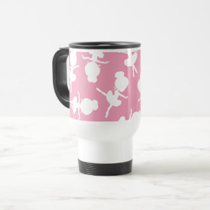 Caneca Térmica Padrão Ballerina, Meninas Balés, Dança Balé