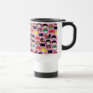 Caneca Térmica Padrão Chefe da Liga da Justiça Chibi