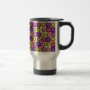 Caneca Térmica padrão de círculos