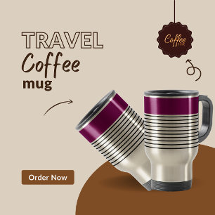 Caneca Térmica Padrão de distribuição de Abstrato de corte