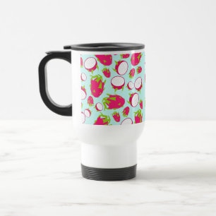Caneca Térmica Padrão de Fruta do dragão