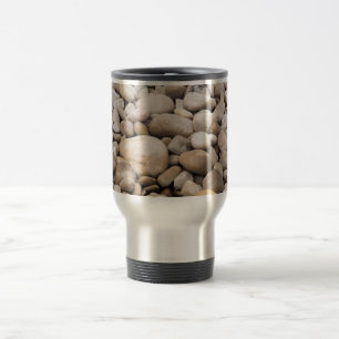 Caneca Térmica Padrão de fundo de pebble