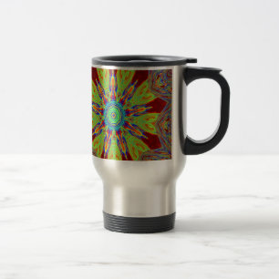 Caneca Térmica padrão étnico africano asiático europeu