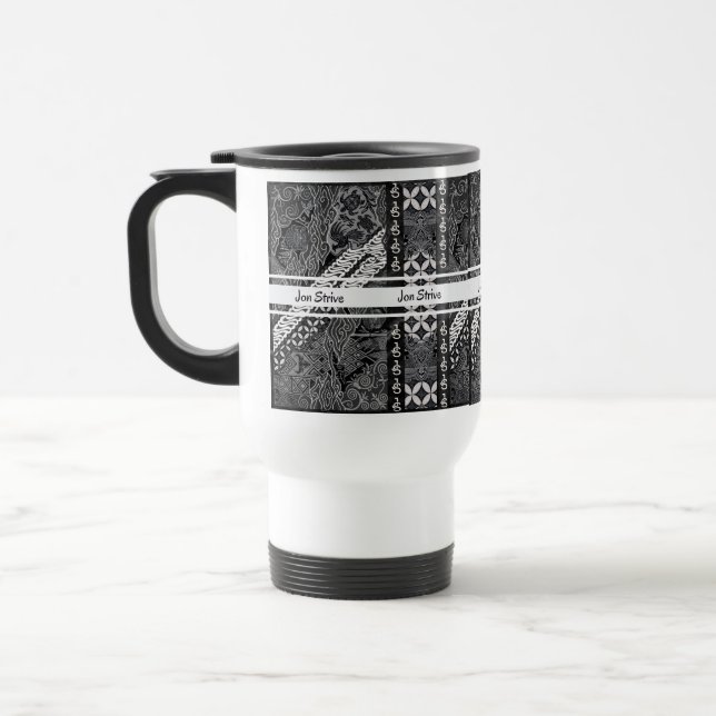 Caneca Térmica Padrão moderno de BATIK (Esquerda)