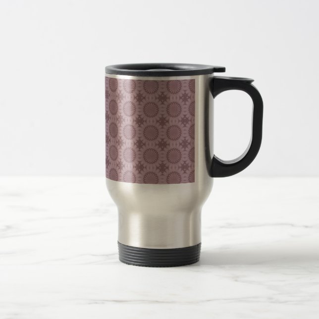 Caneca Térmica Padrão Roxo Pálido 1 (Direita)