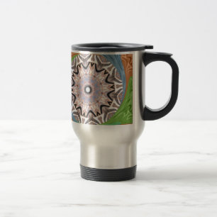 Caneca Térmica Padrão tradicional africano de feijão