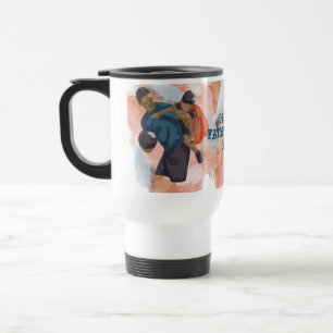CANECA TÉRMICA PADRE E FILHO BRINCANDO HORA DE LEITURA