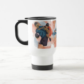 CANECA TÉRMICA PADRE E FILHO BRINCANDO HORA DE LEITURA