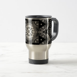 Caneca Térmica página de cores de calmação de mandala
