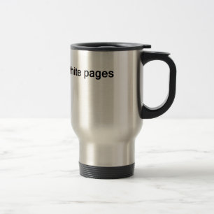 Caneca Térmica páginas brancas