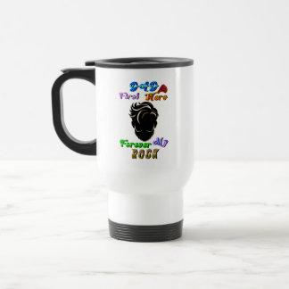Caneca Térmica Pai Bebidas Primeiro Herói Para Sempre Minha Rocha