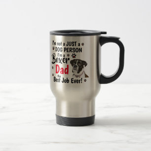 Caneca Térmica Pai de Boxer - Não é apenas uma pessoa de cachor