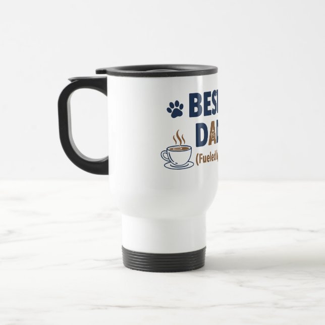 Caneca Térmica Pai de Cachorro – Presente Divertido para Amantes  (Esquerda)