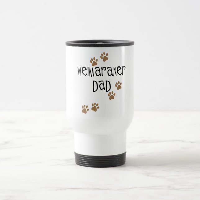 Caneca Térmica Pai de Weimaraner (Centro)