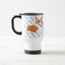 Caneca Térmica Pai do Corgi de Galês do Pembroke