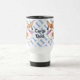 Caneca Térmica Pai do Corgi de Galês do Pembroke