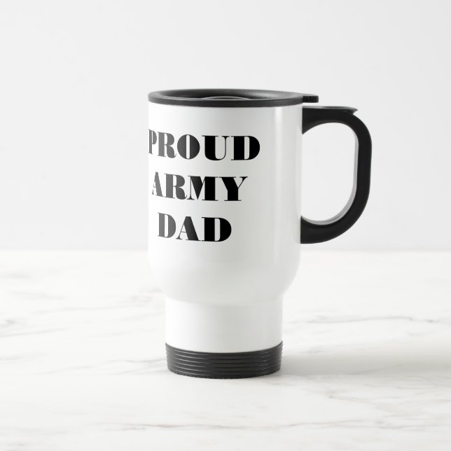 Caneca Térmica Pai do Exército Orgulhoso de Mug (Direita)